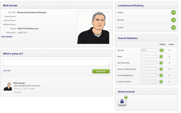 Zurmo Dashboard The Best FREE CRM For A/E/C Firms Is Here